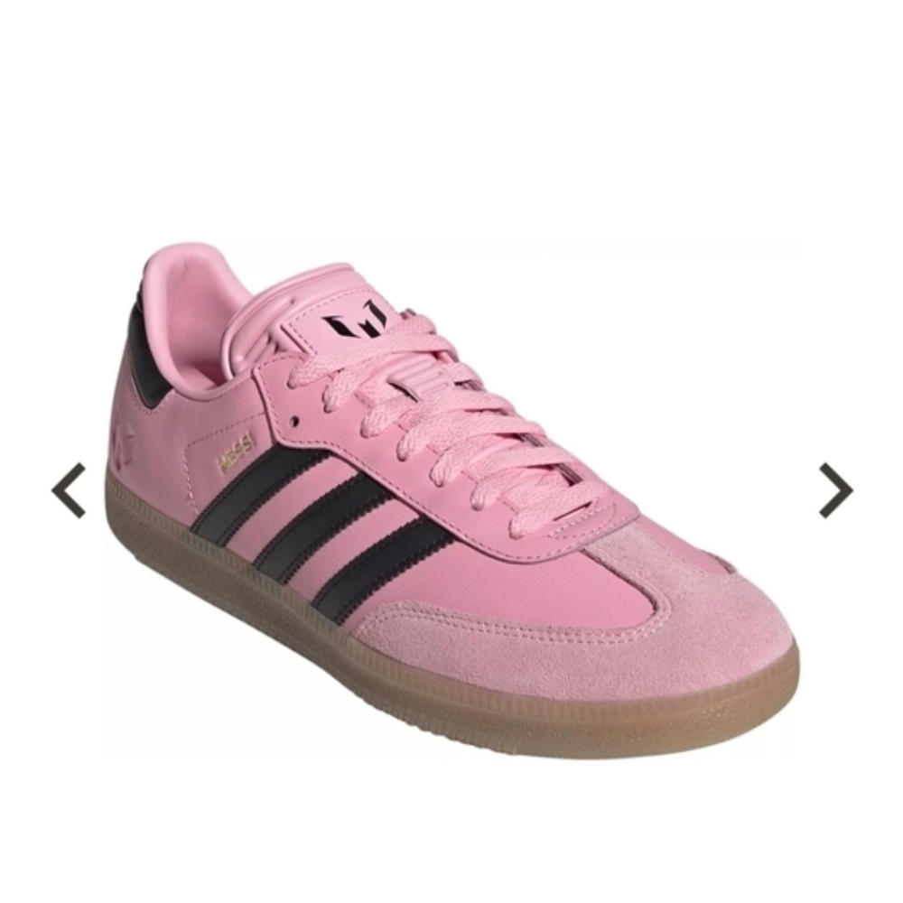 Adidas Samba Messi Men Size 11.5 Miami CF Pink Black And Gum JP7844 032026 - Picture 6 of 11